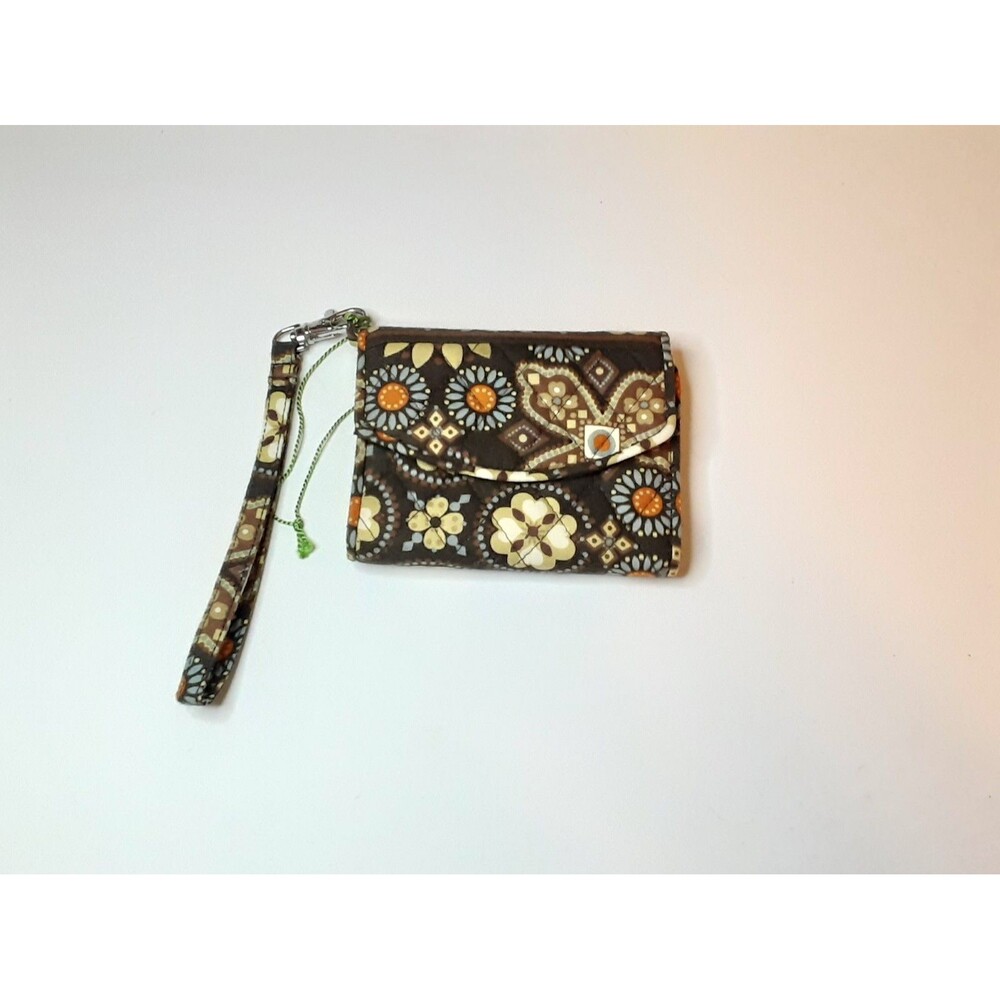 Vera Bradley Super Smart Wristlet Fabric ID Holder Wallet